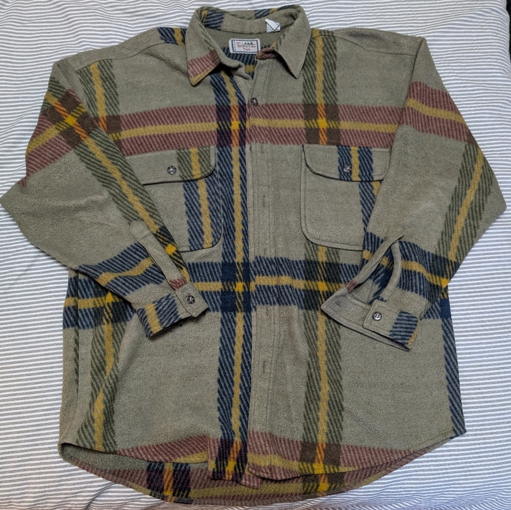 Bugle Boy Multi-Color Plaid Shirt Jacket